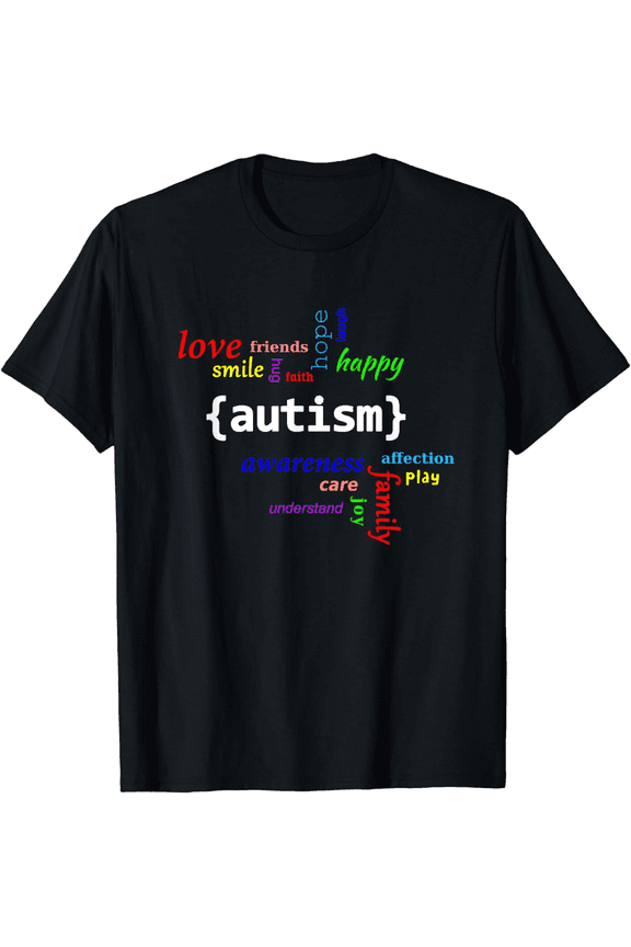 Autism Awareness Shirt – Men Women Adult Unisex Short Sleeve T-Shirt
