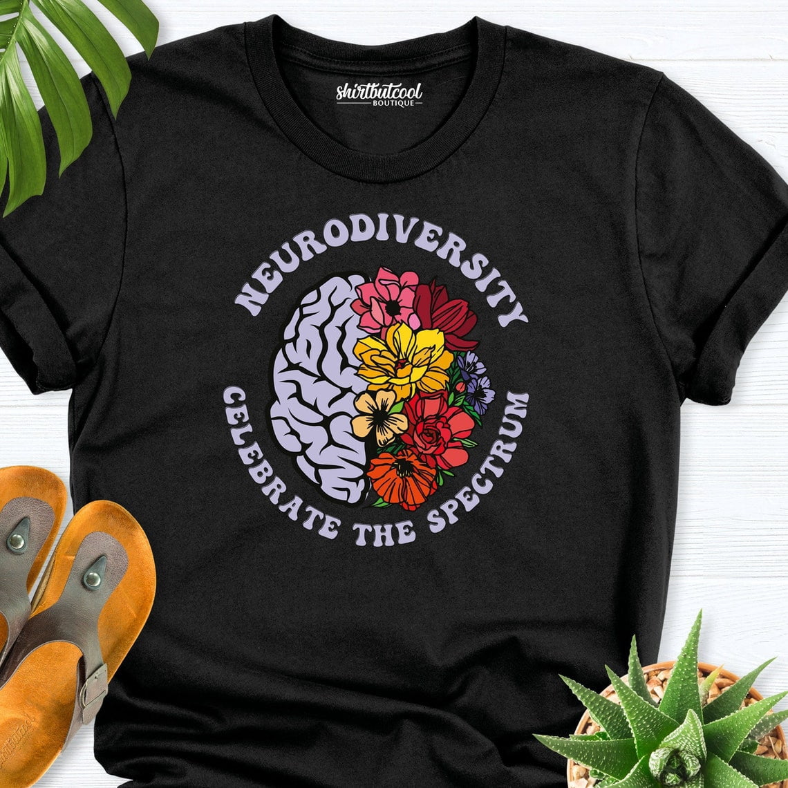 Autism Awareness Shirt, Neurodiversity Celebrate The Spectrum Brain Autism Shirt, Neurodiversity Shirt, Autism Tees, Special Education Shirt SWEATSHIRT All Size S-5XL