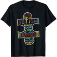 thumbnail image 1 of Autism Awareness Shirt Puzzle Piece Words Autistic Gift T-Shirt, 1 of 4