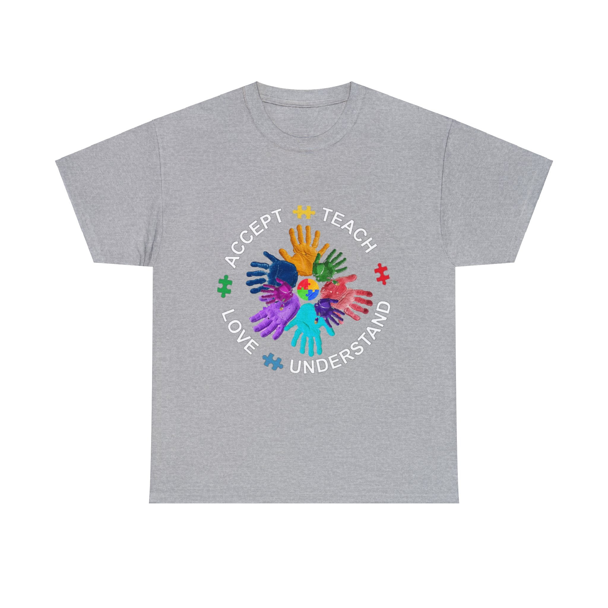Autism Awareness Shirt, Teach Accept Understand Love Shirt ID-0217-OPMG