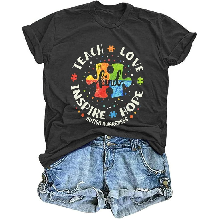 Autism Teacher T-Shirt Special Education Puzzle Tee Autism Teacher T-Shirt Special Education Puzzle Tee