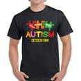 thumbnail image 1 of Autism Awareness Shirt for Men - Puzzle Accept Understand Love - Mens Top Graphic Tee, 1 of 2