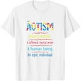 thumbnail image 1 of Autism Awareness Shirts Women Aspergers Girls Girls Short Sleeve T-Shirt White Medium, 1 of 5