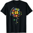 thumbnail image 1 of Autism Awareness Sunflower Choose Kind Autistic Mom Womens T-Shirt, 1 of 4