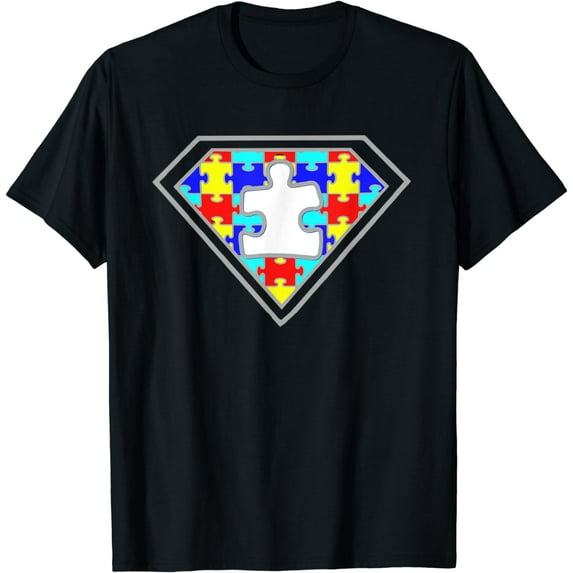 Autism Awareness Superhero Autism Gifts Boys Teacher Moms T-Shirt