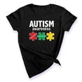 thumbnail image 1 of Autism Awareness Support Jigsaw Puzzle (Multicolor) Women's T-shirt, S, Black, 1 of 5