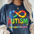 thumbnail image 1 of Autism Awareness T-Shirt, Accept Understand Love Design, Puzzle Infinity Print Shirt, 1 of 5