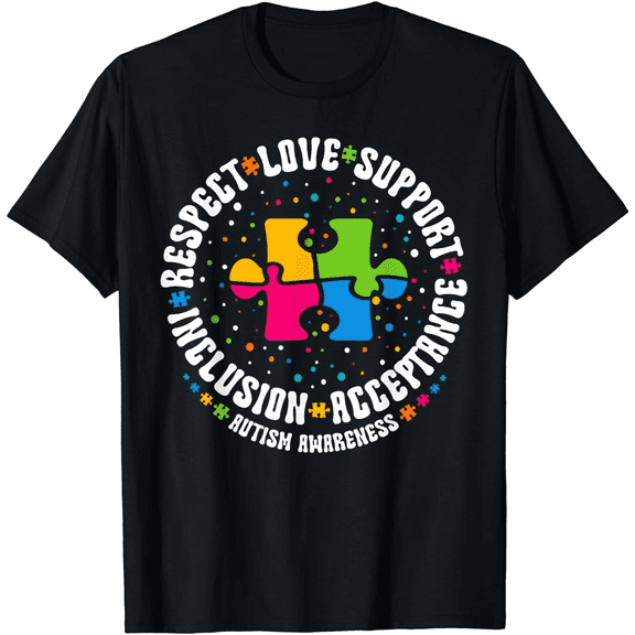 Autism Awareness T-Shirt Adult Unisex – Men Women Autism Awareness Shirt