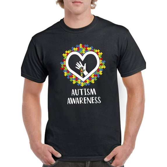 Autism Awareness T-Shirt Men -Smartprints Designs, Male Medium