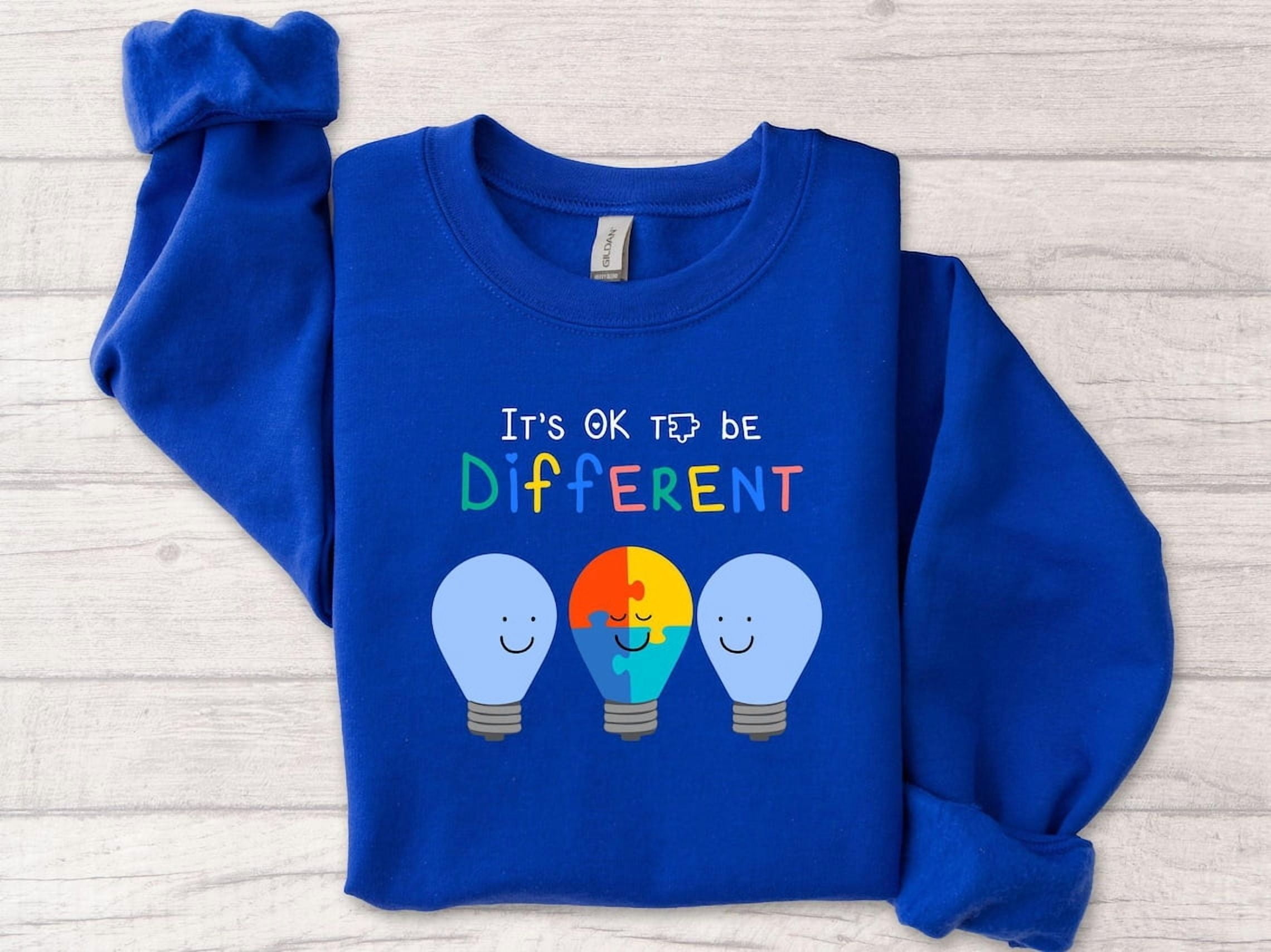 Autism Awareness T-Shirt: Puzzle Piece, Neurodiversity Tee Sweatshirt All Size S-5XL