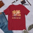 thumbnail image 1 of Autism Awareness T-Shirt – Support, Love, and Acceptance Puzzle Piece Tee, Neurodiversity Advocacy Shirt, Inclusive Graphic Tee (Cardinal, S), 1 of 1