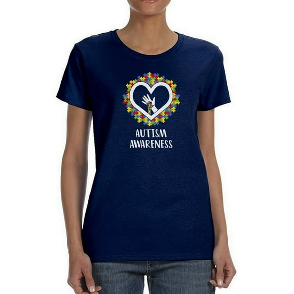 Autism Awareness. T-Shirt Women -GoatDeals Designs, Female 4X-Large
