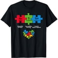 thumbnail image 1 of Autism Awareness Teacher Periodic Table Puzzle Piece T-Shirt, 1 of 4