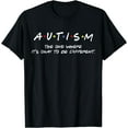 thumbnail image 1 of Autism Awareness The One Where It's Okay To Be Different T-Shirt, 1 of 3