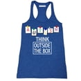 thumbnail image 1 of Autism Awareness Think Outside The Box Women's Tank Top, L, H. Royal, 1 of 2