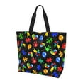 thumbnail image 1 of Autism Awareness Women's Tote Bags Reusable Grocery Shopping Bag Foldable for Beach Gym Work Daily Carry All, 1 of 6