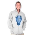 thumbnail image 1 of Autism Awareness Zipper Sweat Shirt Zip Sweatshirt Label Jars Not People | Shed Light s Gift, 1 of 2