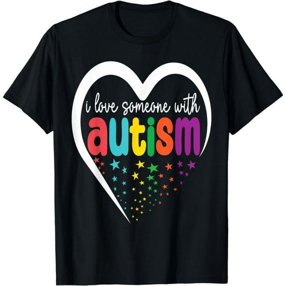 Autism Awareness shirt I Love Someone With Autism T-Shirt
