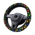 thumbnail image 1 of Autism Awareness steering wheel cover Anti-Slip,Sweat Absorption Universal 15 inch steering wheel covers cute car accessories for Men Women, 1 of 6