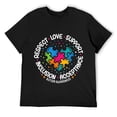 thumbnail image 1 of Autism Awareness tee Men Women Autistic Support Autism T-Shirt Black, 1 of 5