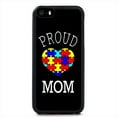 thumbnail image 1 of Autism Case Support Puzzle Proud Mom Slim Shockproof Hard Rubber Custom Phone Cover For iPhone 15 Pro Max 14 Plus 13 XR, 1 of 5
