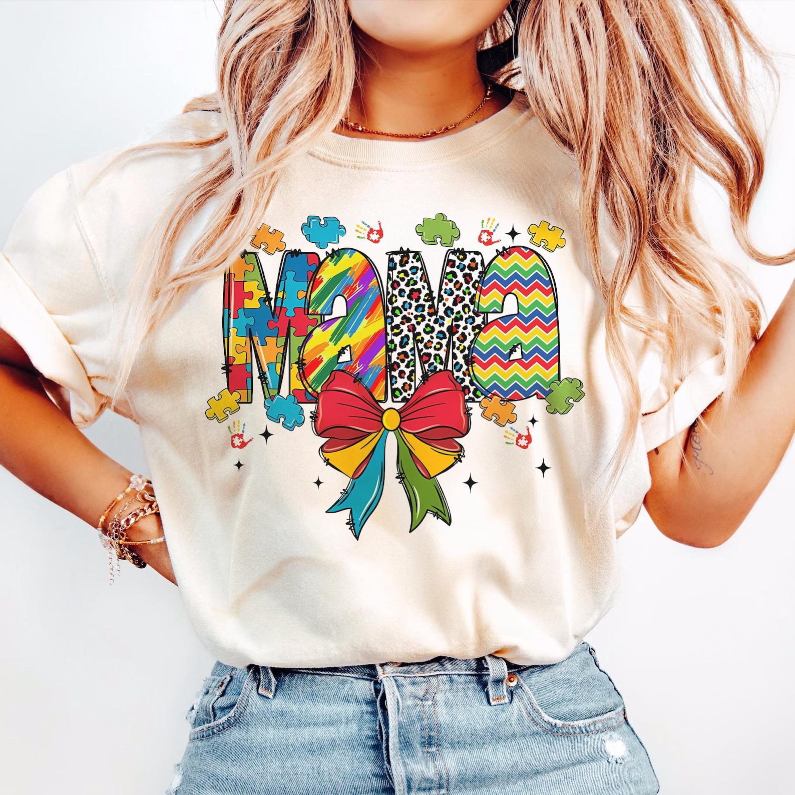Autism Coquette Mama shirt, Autism Bow shirt, Autism shirt, Autism Mom Gift shirt, Autism Awareness shirt, Special Education, Neurodiversity