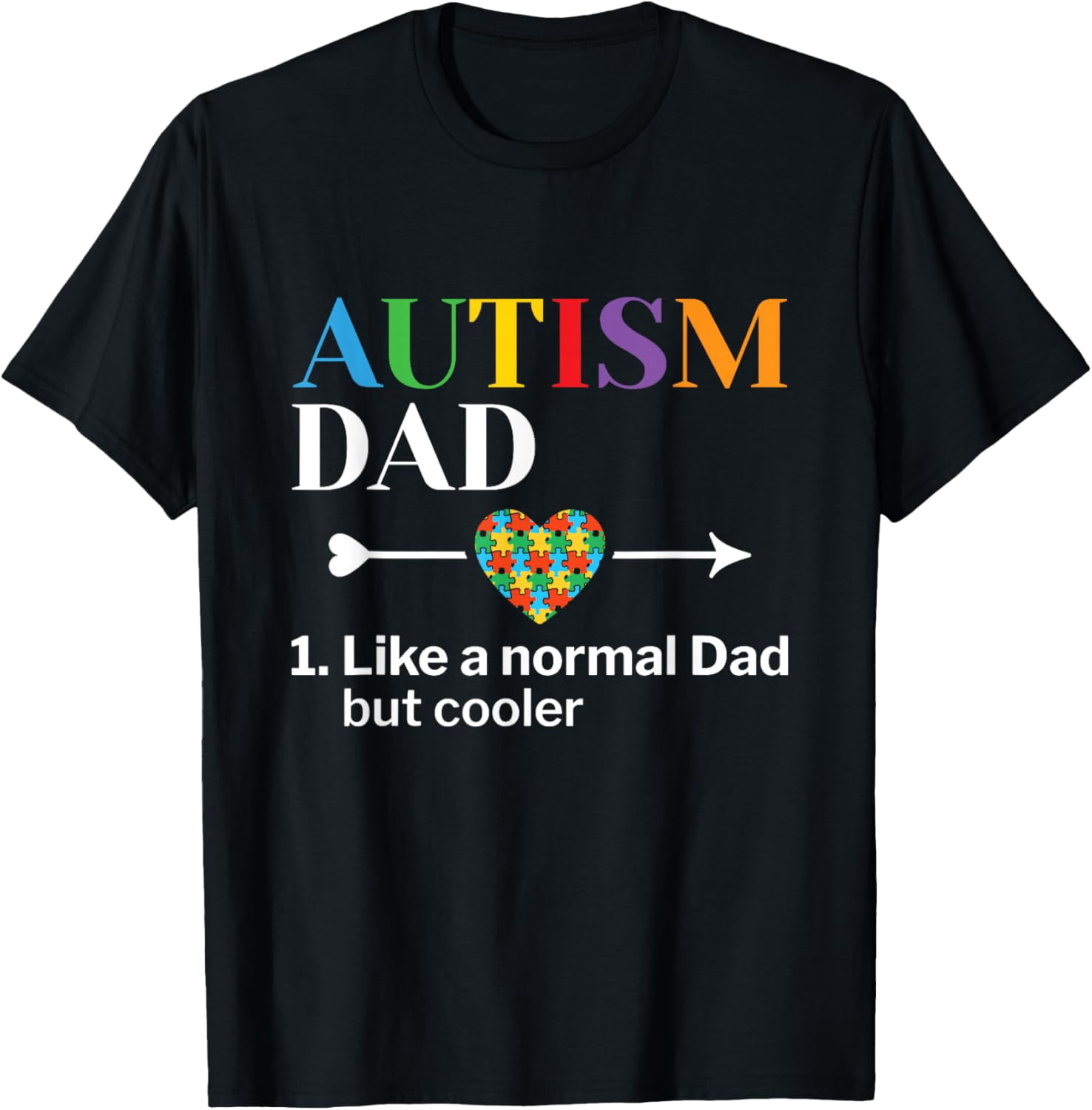 Autism Dad Definition World Autism Awareness Day T-Shirt - Walmart.com