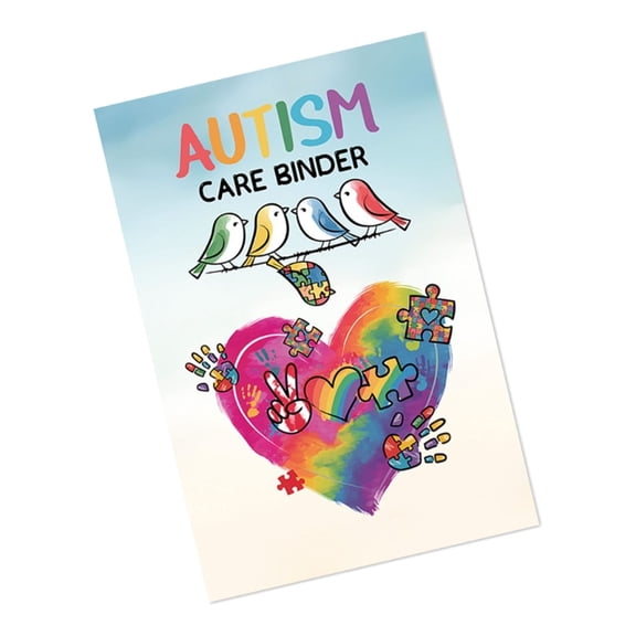 Autism Daily Care Planner Mental Wellness Journal 8.27x5.51Inch 120 Pages For Progress Social Skills Autism Support