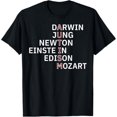 Autism Darwin Jung Newton Einste In Edison Mozart TShirt