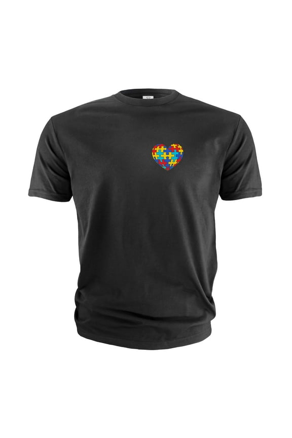 Autism Day Tee shirt Autism awareness Tee shirt heart love tee shirt for him her
