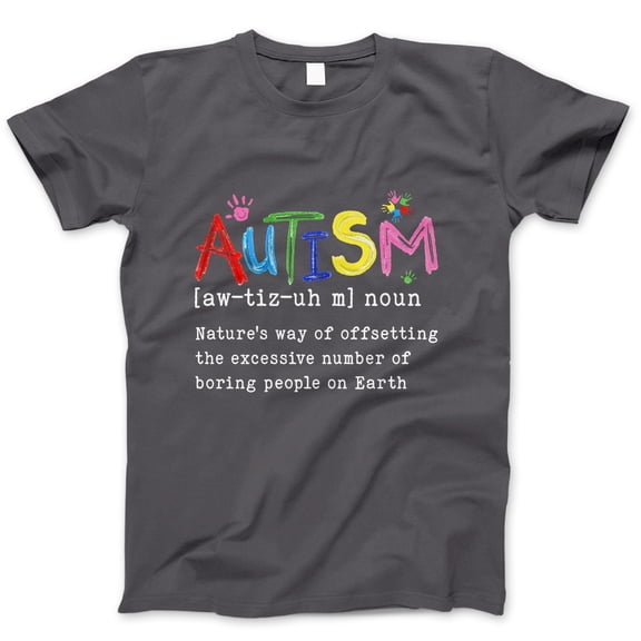 Autism Definition Graphic T-Shirt - Colorful Awareness Tee for Men and Women, Autism Advocacy Apparel, Funny Neurodiversity Design, Gift for Autism Supporters
