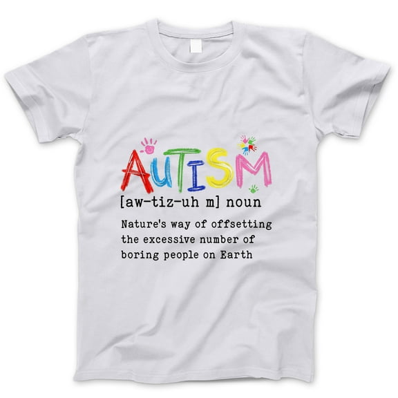 Autism Definition Graphic T-Shirt - Colorful Awareness Tee for Men and Women, Autism Advocacy Apparel, Funny Neurodiversity Design, Gift for Autism Supporters
