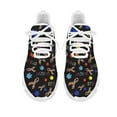 Autism Design Women Flats Casual Lace Up Sneaker Ladies Comfortable