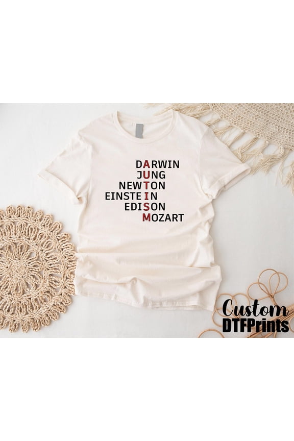 Autism Genius Darwin Jung Newton Einstein Support T-Shirt All Size S-5XL