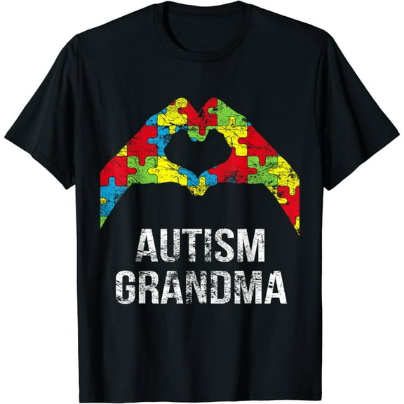 Autism Grandma Autism Awareness Month Proud Autism Grandma T-Shirt
