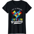 thumbnail image 1 of Autism Grandma Puzzle Heart Autistic Grandmother Gift Idea T-Shirt, 1 of 3
