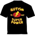 thumbnail image 1 of Autism Graphic Tee Autism Is My Super Power - 2T 3T 4T 5/6T- Autism Awareness Toddler T-Shirt, 1 of 2