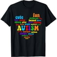 thumbnail image 1 of Autism Heart Autism Awareness Proud Autism Mom Gifts Family T-Shirt, 1 of 4