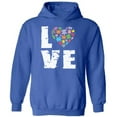 thumbnail image 1 of Autism Hoodie for Men for Women Love Puzzle Autism Awareness Unisex Graphic Tee, 1 of 2