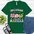 thumbnail image 1 of Autism Inclusion Shirt – Colorful Pastel Kindness and Acceptance Graphic Tee , Kelly, L, 1 of 6