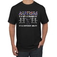 thumbnail image 1 of Autism Is Not A Disablity Itâ€™s A Different Abilty | Autism Awareness Dabbing Skeleton Inspirational Christian Men's Graphic T-Shirt, Black, Large, 1 of 5