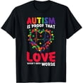 thumbnail image 1 of Autism Is Proof That Love Doesn't Need Words - Autism Month T-Shirt, 1 of 4
