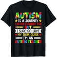 thumbnail image 1 of Autism Is a Journey I Never Planned for - Autism, Teacher T-Shirt mens t hirt men，black，women，misfits，journey ，boys, 1 of 4