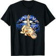 thumbnail image 1 of Autism Lips Don't Judge What You Don't Understand Autism Mom T-Shirt, 1 of 3