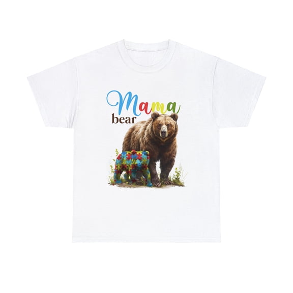 Autism Mama Bear Shirt, Autism Awarenes Tee, Autism Mom Shirt ID-0226-ZGTX