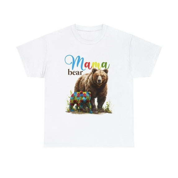 Autism Mama Bear Shirt, Autism Awarenes Tee, Autism Mom Shirt ID-0226-ZGTX