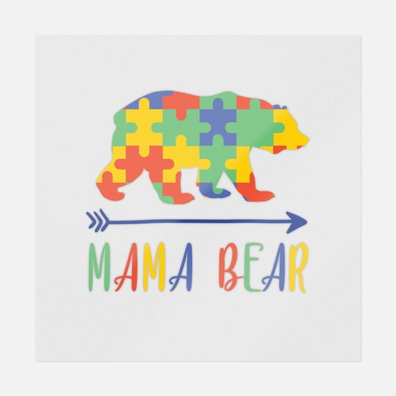 Autism Mama Bear Transfer