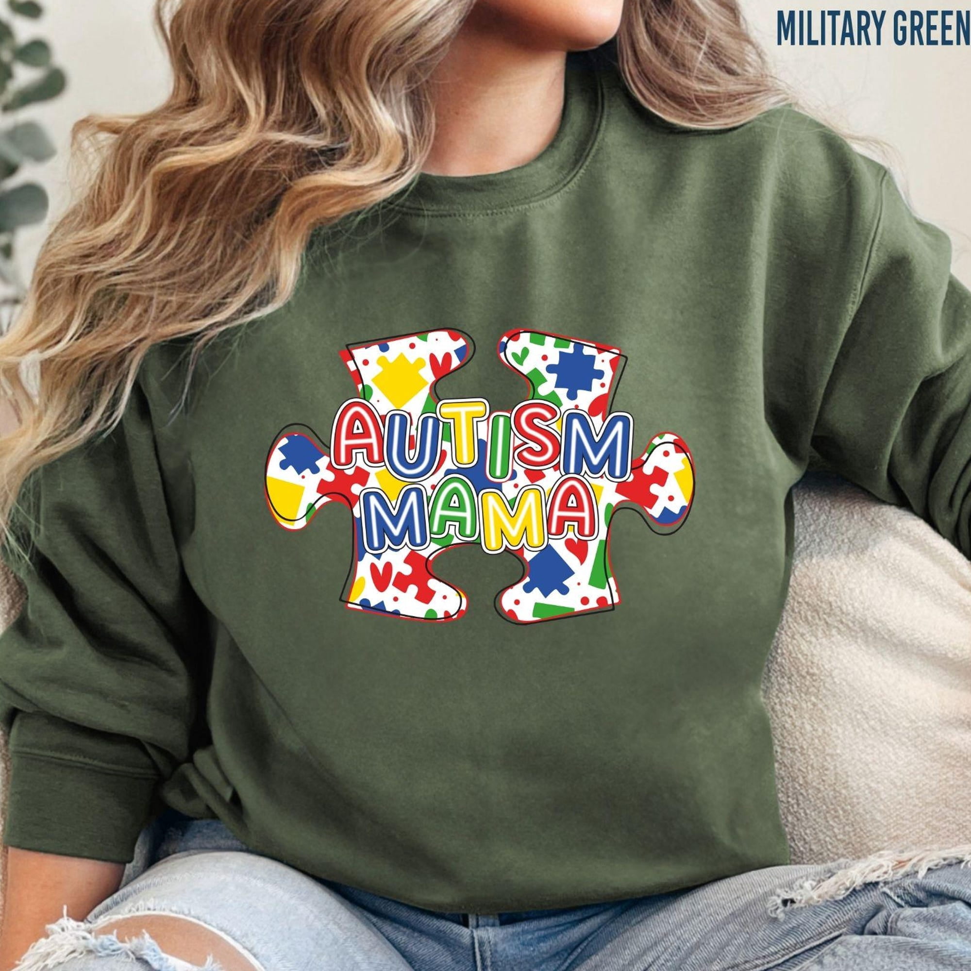 Autism Mama Shirt Autism Awareness TShirt Gift for Autism Mom Inclusion ...