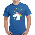 thumbnail image 1 of Autism Men T-Shirt Autism Unicorn Color Puzzle S M L XL 2XL 3XL 4XL 5XL Awareness Graphic Tee, 1 of 2