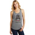 thumbnail image 1 of Autism Mom Bun Puzzle Pieces Womens Racerback Tank Top, 3XL Grey, 1 of 3